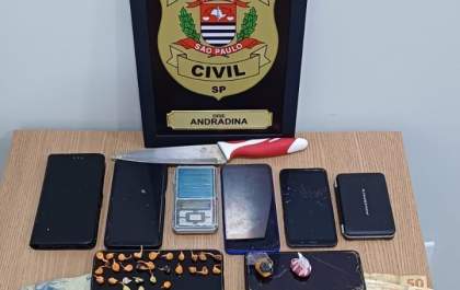 DISE prende em flagrante 4 pessoas pelo crime de tráfico em Hotel no Centro de Andradina