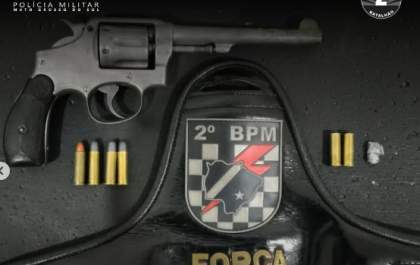 Confusão entre famílias termina com disparos e apreensão de arma em Três Lagoas