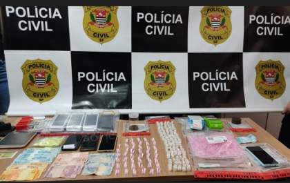 Operação da Polícia Civil prende 3 pessoas e apreende drogas em Birigui