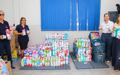 Mais de 1,6 mil doações de alimentos serão destinadas às organizações da sociedade civil de Três Lagoas