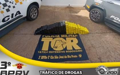 Homens são presos com 100 quilos de maconha que seriam trazidos para Araçatuba
