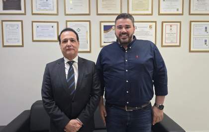 Vereador Tonhão recebe o presidente do TRT da 24ª Região e reforça diálogo entre os poderes