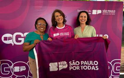 Vice-prefeita e primeira-dama de Araçatuba participam de encontro com a secretária estadual de Políticas para a Mulher