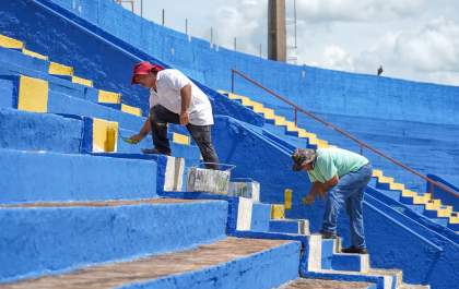 Estádio Adhemar de Barros recebe novas melhorias