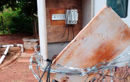 Furto de fiação paralisa distribuição de água do Poço Profundo do Portal da Pérola 2 em Birigui