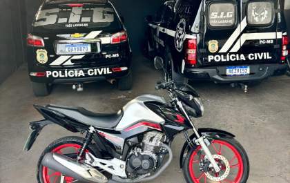 Polícia recupera moto comprada com Pix falso em Três Lagoas