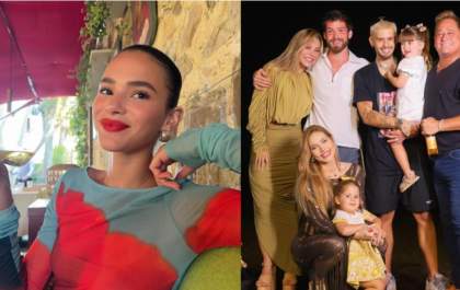 Bruna Marquezine e Sasha Meneghel evitam holofotes em festa de João Guilherme
