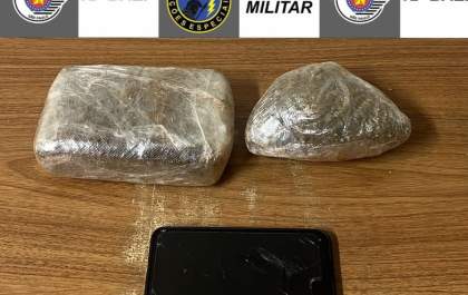 Homem é preso pelo Baep com 600 gramas de maconha