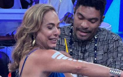 Cissa Guimarães e vocalista do Timbalada Denny Denan se apaixonam em Salvador