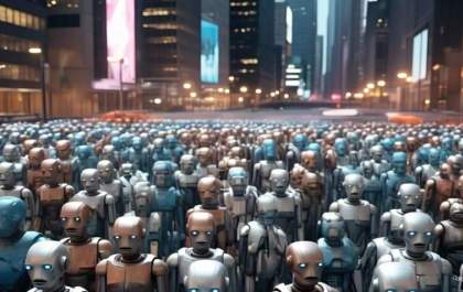 Invasão de 100 mil robôs humanoides