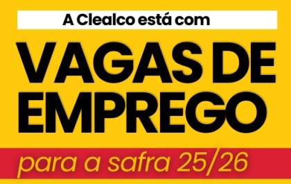 Clealco tem mais de 200 vagas de emprego abertas para a região