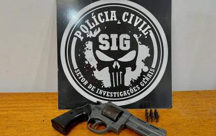 Jovem é preso por posse irregular de arma de fogo no Santa Rita