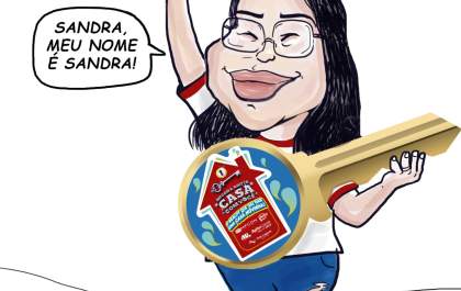 Sandra foi a grande ganhadora da promoção