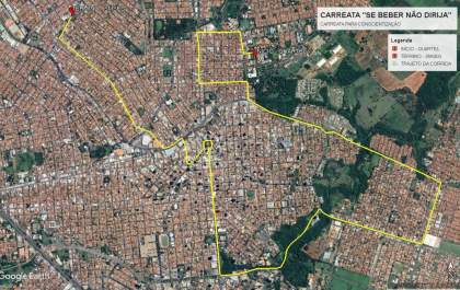 Carreata 'Se Beber, Não Dirija' vai reforçar conscientização antes do Carnaval