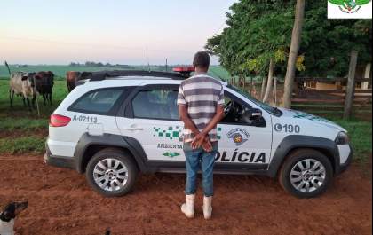 Condenado por estupro de vulnerável é capturado pela Polícia Militar Ambiental
