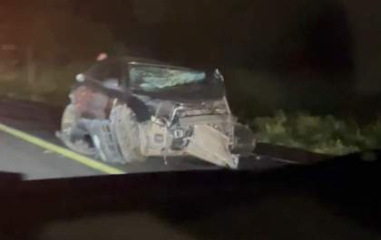 Avô e neta morrem em grave acidente após ultrapassagem em Andradina