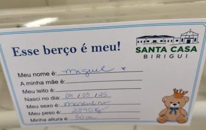 Estado de saúde do recém-nascido ‘Miguel’ é bom