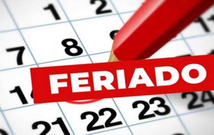 Próximo feriado prolongado será em abril