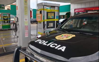 Fiscalização lacra bombas de posto de combustíveis em Araçatuba