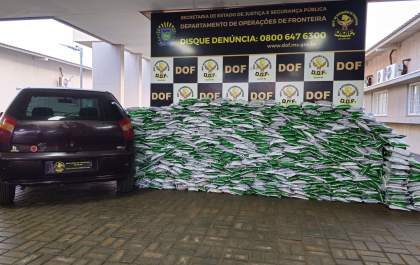 DOF apreende 500 quilos de defensivos agrícolas contrabandeados