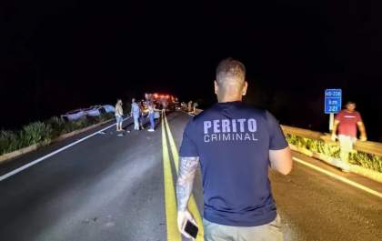 Identificada mulher que morreu em acidente fatal na MS 338