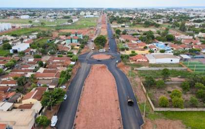 Obra de pavimentação em Três Lagoas ultrapassa R$ 25 milhões