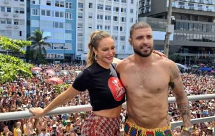 Diogo Nogueira reflete sobre possibilidade de relacionamento aberto com Paolla Oliveira