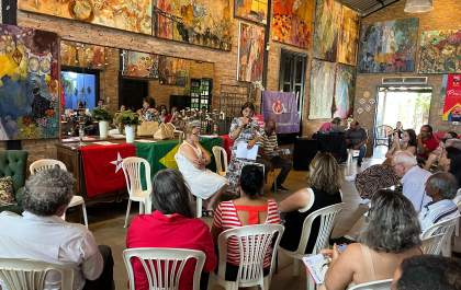 Giro PT fortalece diálogo e resistência em Andradina com participação da deputada estadual Bebel