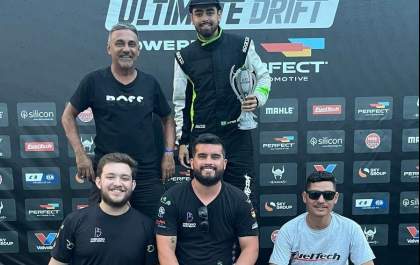 Piloto de Araçatuba conquista 4° lugar na 1° etapa do Campeonato Brasileiro de Drift