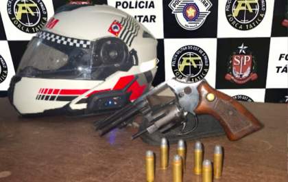 Homem é preso com revólver em Birigui