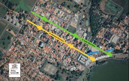 Prefeitura altera sentido em vias que dão acesso à Lagoa Maior