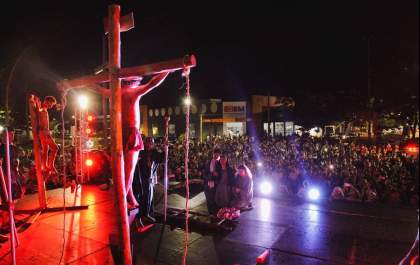Tradicional encenação da Paixão de Cristo promete emocionar público em Três Lagoas