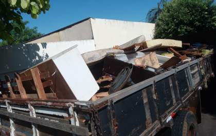 Campanha Araçatuba Limpa já recolheu mais de 2 mil metros cúbicos de entulho