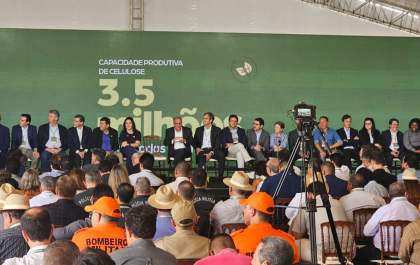 Inocência promete ‘boom’ de empregos com gigante da celulose