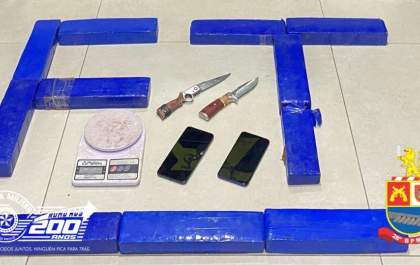 Operação da Força Tática da PM em Castilho: Apreende mais de 7 kg de Maconha e prende 2 adultos e uma adolescente