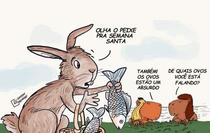Semana santa sem carne, sem ovos e sem ovos
