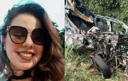 Homem estranha demora e encontra namorada morta em acidente na BR-267