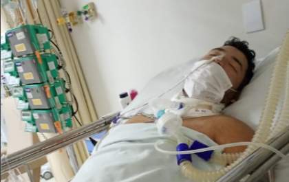 Jovem de Três Lagoas está internado em estado grave após infecção causada por dente siso; família pede ajuda
