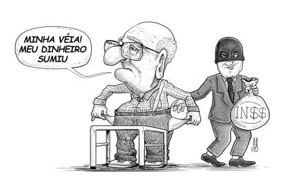 Charge: Cadê o dinheiro?