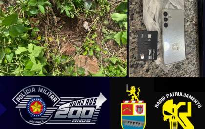 Celular roubado é recuperado com a ajuda de rastreador no centro de Andradina/SP