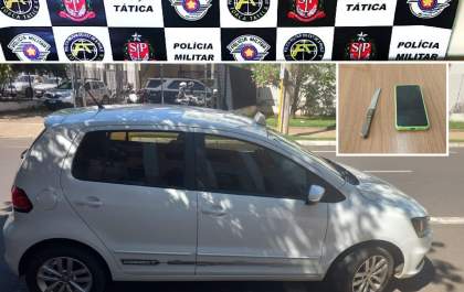 Homem é preso após assaltar taxista em Araçatuba