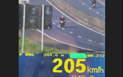 Motociclista é flagrado a 205 km/h em rodovia de Birigui