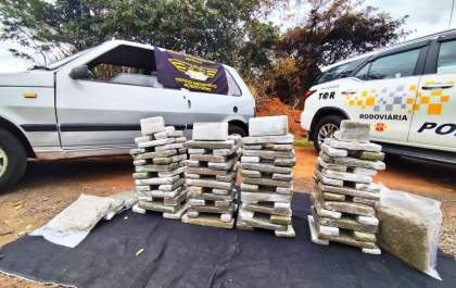 TOR prende homem com 94 quilos de drogas em rodovia