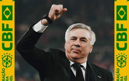 Carlo Ancelotti é o novo técnico da Seleção Brasileira