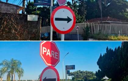 Mudança no sentido de ruas gera confusão inicial e preocupação entre os condutores de veículos