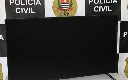 Polícia Civil recupera TV e celular furtados em Penápolis