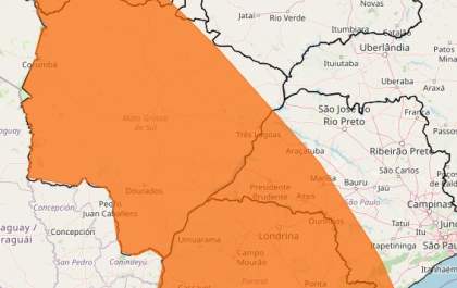Frente fria intensa atinge Três Lagoas e região a partir de hoje, alerta Inmet