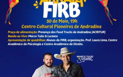 Centro Acadêmico das FIRB convida população para o Arraiá nesta sexta-feira
