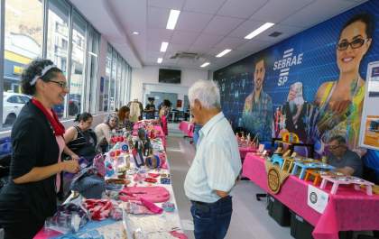 Microempreendedores participam de exposição no Sebrae