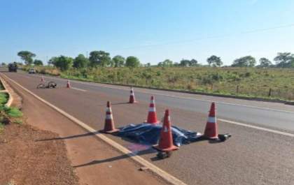 Ciclista morre em acidente com motorista embriagado na BR-158 proximo a Selvíria